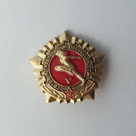 Значок "Готов к труду и обороне V", СССР